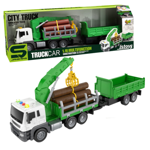 Pojazd rolniczy ciężarówka Naczepy Bele Światła Dźwięki JS154A